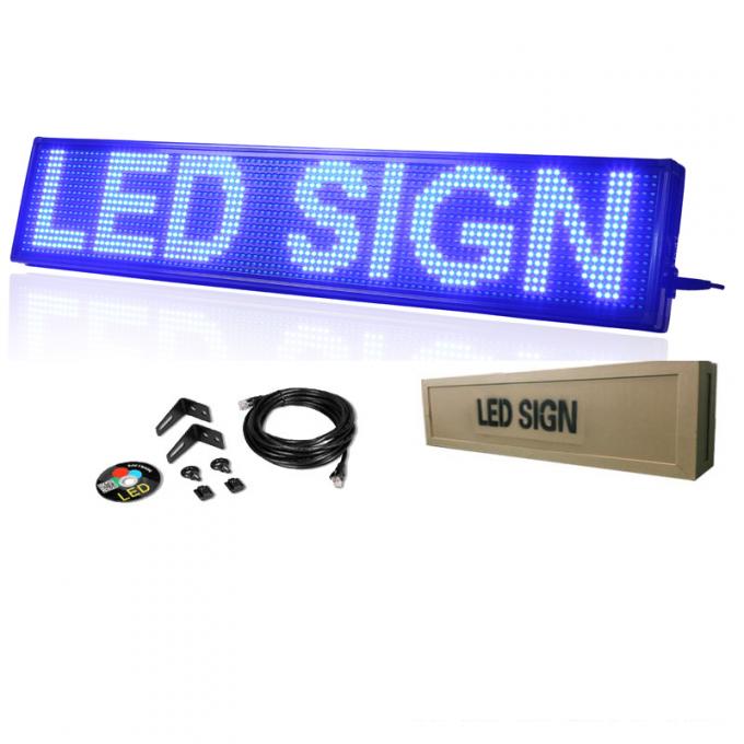 Waterproof Outdoor P10mm Programmable Scrolling LED Signs For Advertising