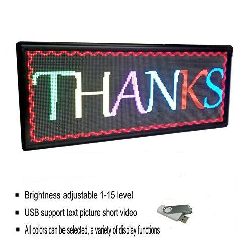 Advertising Digital Board LED Monument Signs P6 RGB Outdoor Programmable