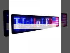 P10 High Resolution LED Window Display Signs 16*192cm For Store Shopping Mall Promotion