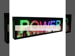 Indoor SMD Scrolling Full Color LED Display Board 30W For Shop Windows