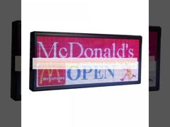 3D Effects Scrolling Message LED Window Display Signs 5mm Pixel Pitch Wireless Control