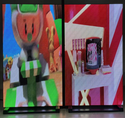 P3 RGB Screen Full Color LED Window Display Signs For Shop Advertising