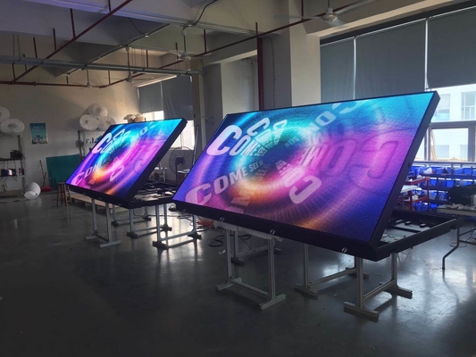 P6 RGB Monument LED Signs Wireless Connection With Front Opening Cabinet