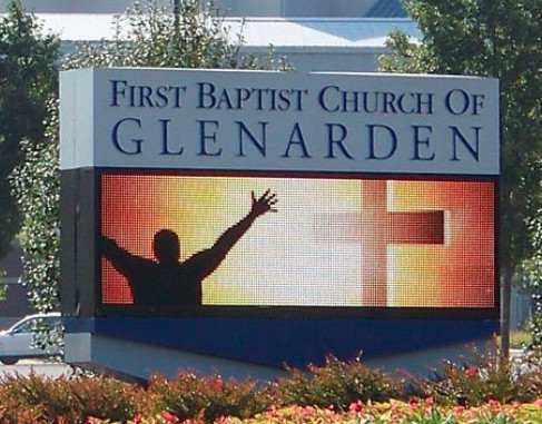 Front Service Design P5 RGB LED Church Video Wall 1280x1920MM