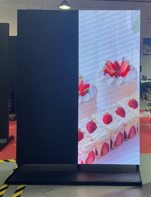 P3 Indoor Advertising Player LED Poster Stand With HDMI WIFI Connection