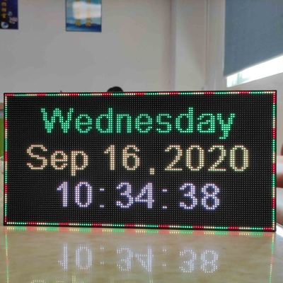 P3RGB Programmable LED Scrolling Sign For Shop Advertising OPEN