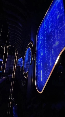 Club P2 RGB LED Screen , Cinema Decoration Digital LED Background Wall