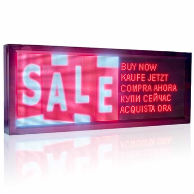 WIFI Programmable LED Monument Signs P5RGB Outdoor Shop Advertising Screen