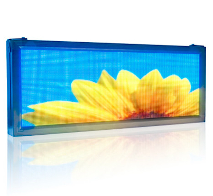 Outdoor Video Advertising P5 RGB Monument LED Signs For Restaurant Store