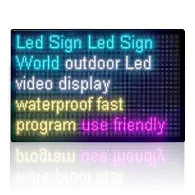 28X43inch Programmable Outdoor Digital LED Signs P8MM RGB Full Color