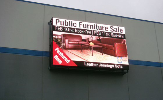 P10 Display Front Service LED Module Outdoor Advertising Screen Video Showing