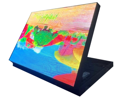 Wireless Connection P4RGB Outdoor LED Advertising Screen Front Opening Cabinet