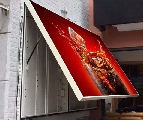 6000nits Brightness Front Service LED Screen , P8RGB Outdoor Digital Sign