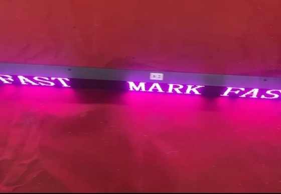 Customized P4RGB LED Scrolling Sign 7M Length With Linkable Design And Slim Case