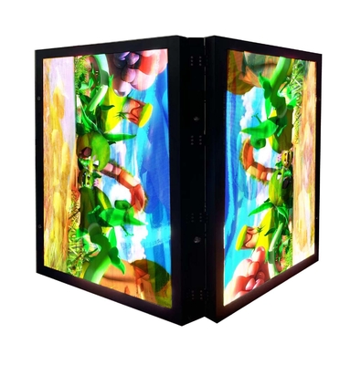 Double Sides Showing P5 RGB LED Screen With Front Opening Aluminum Cabinet