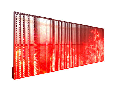 Transparent Car Rear Window LED Display 9-36V Input Wireless Programmable