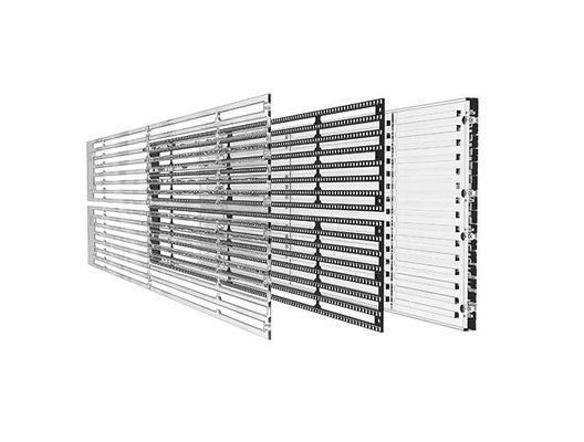 P5.2-10.4 Transparent Glass Screen , Outdoor Film Transparent Led Screen