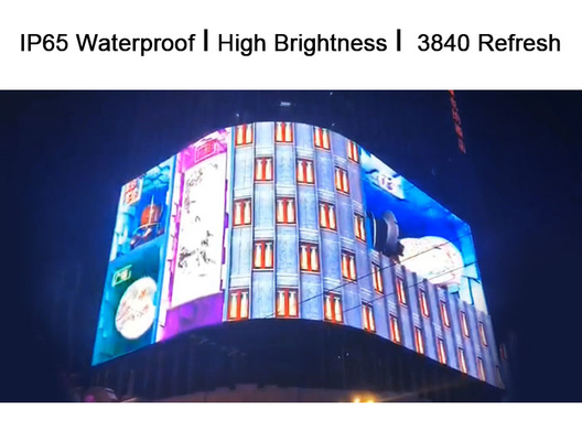 P15.26 Outdoor Grill Screen , IP65 Transparent LED Advertising Screen