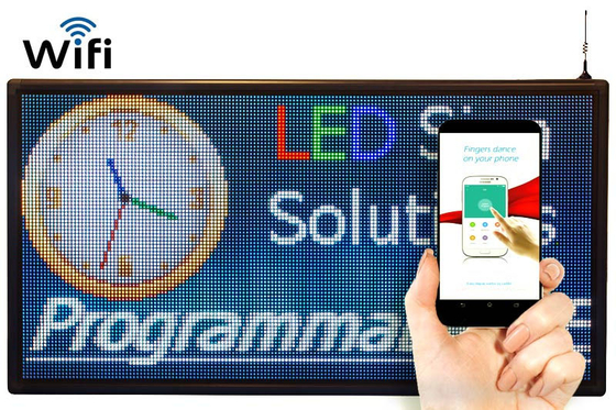 P6RGB Full Color LED Sign , WiFi Support Outdoor Digital Advertising Sign Board