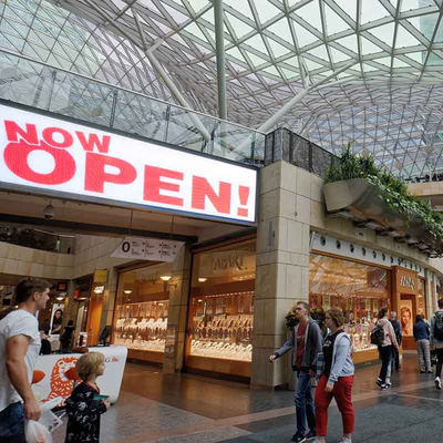 P1.538 Led Window Display Signs High Definition 3840HZ High Referesh Rate