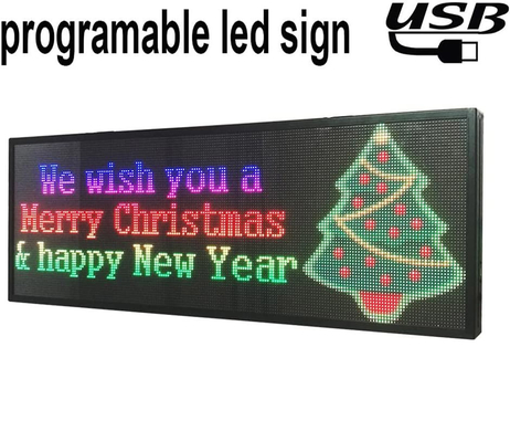 Waterproof Programmable Outdoor Led Electronic Signs High Brightness