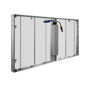 1920Hz LED Transparent Screen , P3.91-7.8 LED Glass Wall