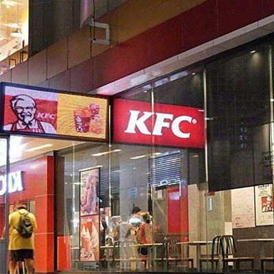 Indoor SMD Scrolling Full Color LED Display Board 30W For Shop Windows