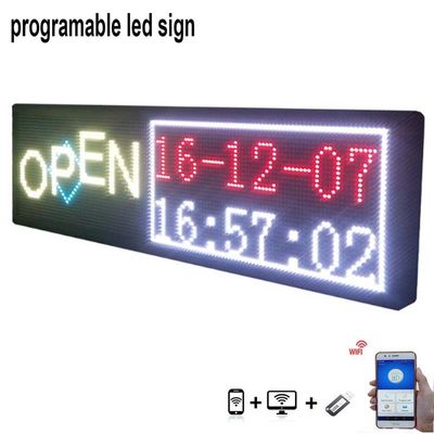 7 Color Programmable Led Display Board USB WiFi Car Window Led Display