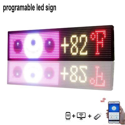 Wireless USB P5  Taxi message LED Window Display Signs Full Color RGB Programmable