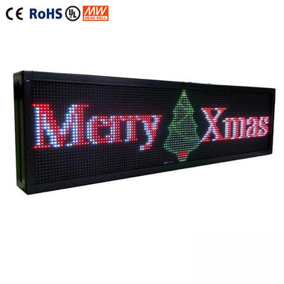 32*384cm Outdoor LED Window Display Signs Boards RGB Full Color