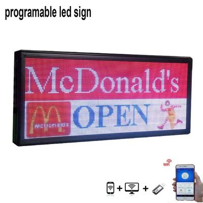 P5 Programmable Scrolling Outdoor Digital LED Signs Full Color 110V