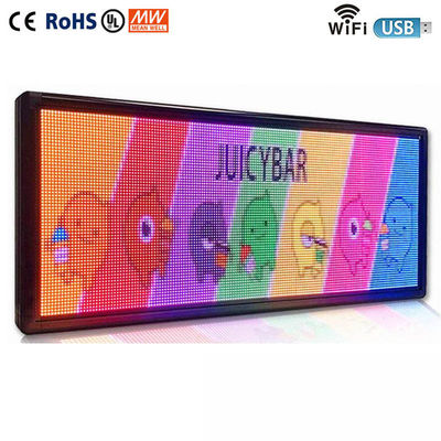 P5 Programmable Scrolling Outdoor Digital LED Signs Full Color 110V