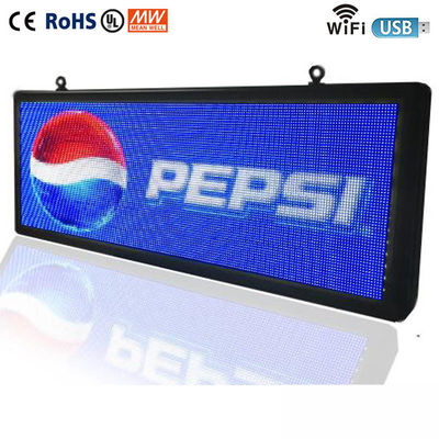 3D Effects Scrolling Message LED Window Display Signs 5mm Pixel Pitch Wireless Control