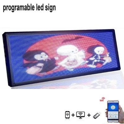 SMD Outdoor Full Color Programmable Led Signs display P5 USB Support