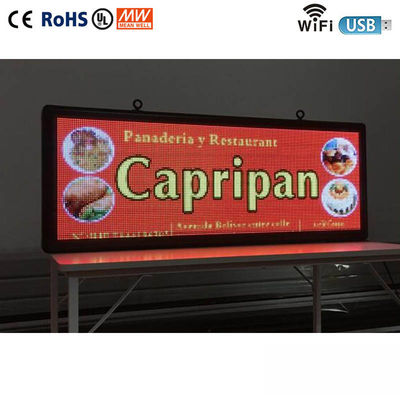 Programmable Scrolling LED Window Display Signs Board P5MM Full Color