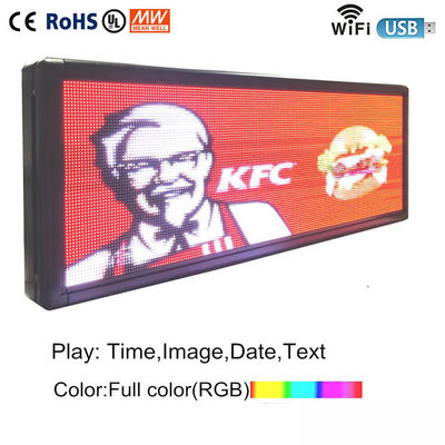 P5 RGB LED Scrolling Display Outdoor Full Color 6000mcd Brightness