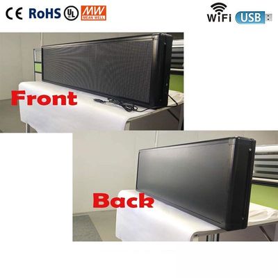RGB 3D Effects Wifi LED Display 7 Color Rear Window Message Display