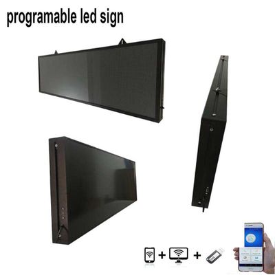 P10 USB Programmable LED Window Display Signs 220V Indoor Led Signs For Business