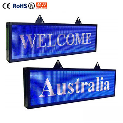 SMD3535 Programmable Outdoor Wifi LED Sign 5000mcd led sign for car window