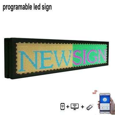 7 Color Programmable Led Display Board USB WiFi Car Window Led Display