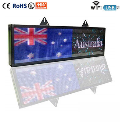 Programmable Scrolling LED Window Display Signs Board P5MM Full Color