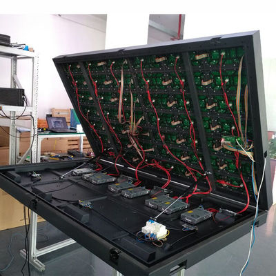 Aluminum 110V Full Color LED Signs , LED Pylon Signs Adjustable 15 Level Brightness