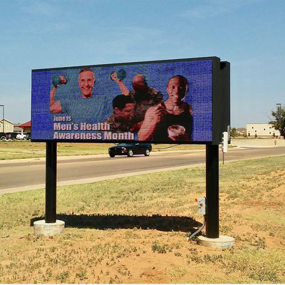 Meanwell Power LED Video Display Screen For Outside 6000mcd High Brightness