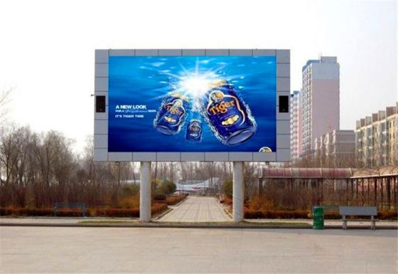 P4 Outdoor Fixed LED Display Aluminum / Steel Cabinet For Plaza