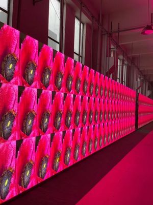 128*256mm Indoor Fixed LED Screen , P2RGB HD LED Video wall