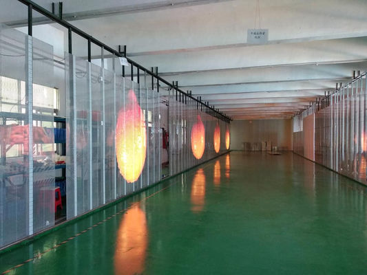 P10.4 Transparent Glass LED Display Super slim For Shop Window