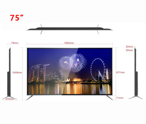 75 Inch Liquid Crystal Display TV MSD838 Board For School And Advertising