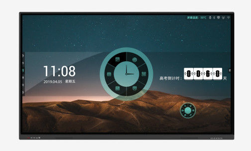 89 Degree LCD Monitor Touchscreen 75 Inch For Conference