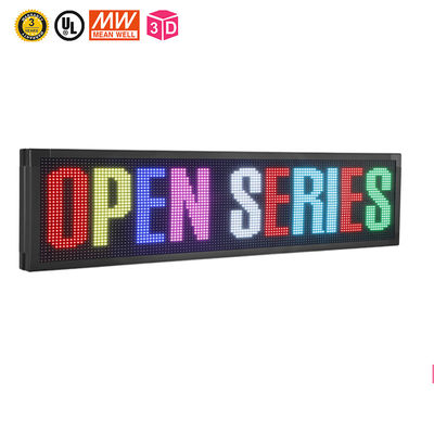 7 Color Programmable Scrolling LED Signs 10mm Wifi Programmable LED Sign