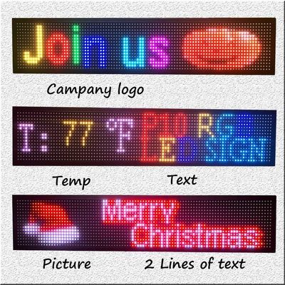 320*160mm Programmable Scrolling LED Signs , P5 Indoor LED Display Panel